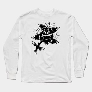 HomeSchoolTattoo Rose Long Sleeve T-Shirt